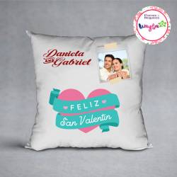 Almohada personalizada san valentin