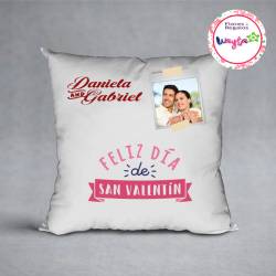 Almohada personalizada san valentin