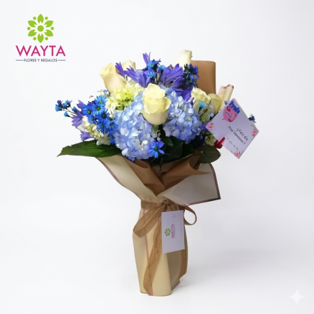 Ramo de rosas blancas